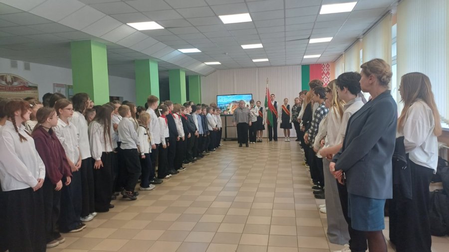 Линейка, посвященная окончанию 1 четверти 2026/2027 учебного года