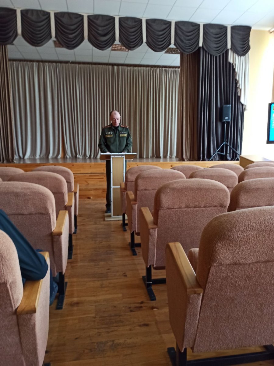 Встреча с преподавателем военного факультета учреждения образования «Белорусский государственный университет информатики и радиоэлектроники»