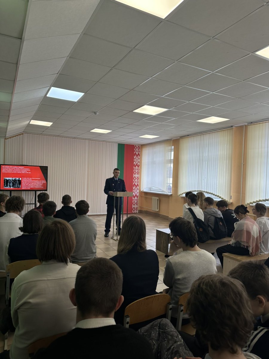 Информационный час на тему «Угон населения на принудительные работы»