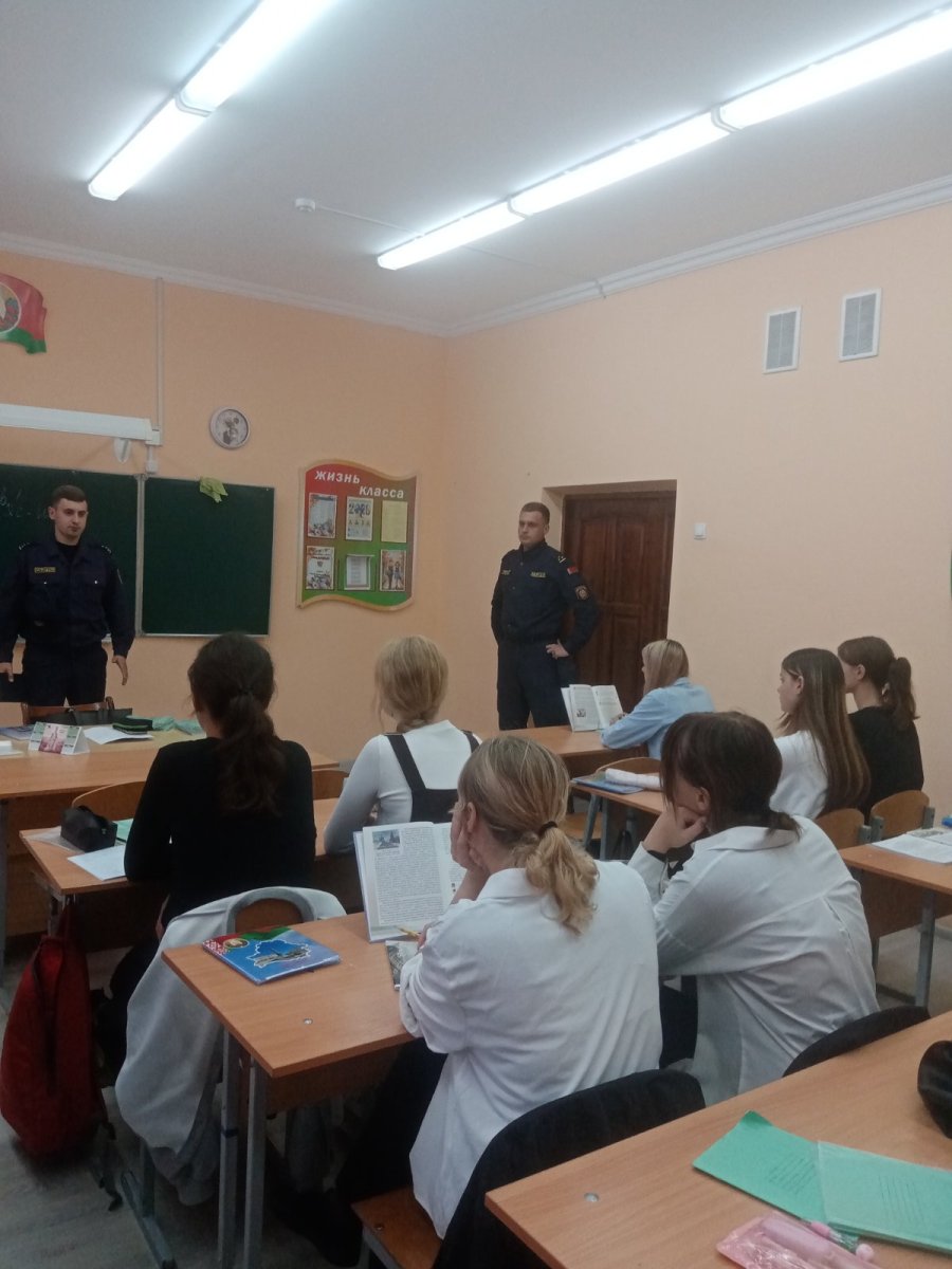 Встречи с сотрудниками  Волковысского районного отдела внутренних дел.